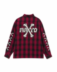 MAYO CROSS BORN EMBROIDERY LONG SLEEVED CHECK SHIRT