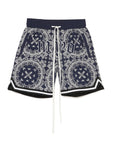 MAYO Paisley Embroidery Shorts
