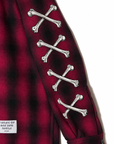 MAYO CROSS BORN EMBROIDERY LONG SLEEVED CHECK SHIRT