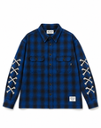 MAYO CROSS BORN EMBROIDERY LONG SLEEVED CHECK SHIRT