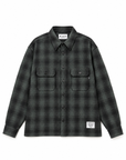 PLAIN LONG SLEEVED CHECK SHIRT