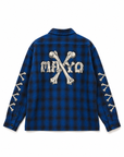 MAYO CROSS BORN EMBROIDERY LONG SLEEVED CHECK SHIRT