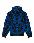 PAISLEY PATTERN PRINT HOODIE