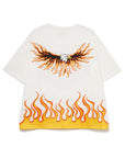 MAYO Fire Eagle Embroidery Short Sleeve Tee