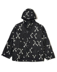 MAYO CROSS BONES EMBROIDERY NYLON MOUNTAIN PARKA