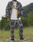 MAYO PAISLEY EMBROIDERY NYLON LOUNGE PANTS