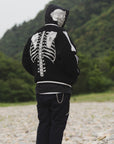 MAYO BONES Embroidery Reversible Bomber Jacket