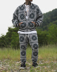 MAYO PAISLEY EMBROIDERY NYLON LOUNGE PANTS