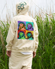 MAYO JESUS Embroidery Half zip Hoodie
