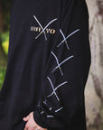 SWORDS SUNSHINE EMBROIDERY & PRINT LONG SLEEVE TEE