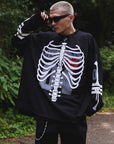 BONE EMBROIDERY LONG SLEEVE GAME SHIRTS