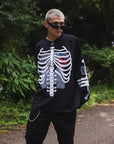 BONE EMBROIDERY LONG SLEEVE GAME SHIRTS