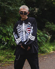 BONE EMBROIDERY LONG SLEEVE GAME SHIRTS