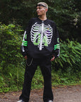 BONE EMBROIDERY LONG SLEEVE GAME SHIRTS