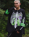 BONE EMBROIDERY LONG SLEEVE GAME SHIRTS
