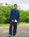 PLAIN LONG SLEEVED CHECK SHIRT