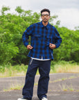 PLAIN LONG SLEEVED CHECK SHIRT