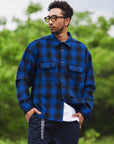 PLAIN LONG SLEEVED CHECK SHIRT