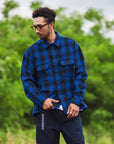 PLAIN LONG SLEEVED CHECK SHIRT