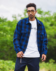 PLAIN LONG SLEEVED CHECK SHIRT