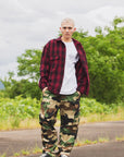 PLAIN LONG SLEEVED CHECK SHIRT