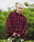PLAIN LONG SLEEVED CHECK SHIRT
