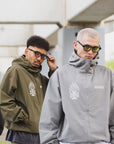 FIRE IRON CROSS EMBROIDERY NYLON JKT