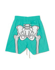 MAYO BONES Embroidery Nylon Shorts