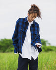PLAIN LONG SLEEVED CHECK SHIRT