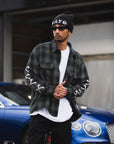 MAYO CROSS BORN EMBROIDERY LONG SLEEVED CHECK SHIRT