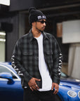 MAYO CROSS BORN EMBROIDERY LONG SLEEVED CHECK SHIRT