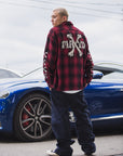 MAYO CROSS BORN EMBROIDERY LONG SLEEVED CHECK SHIRT