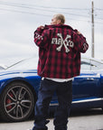 MAYO CROSS BORN EMBROIDERY LONG SLEEVED CHECK SHIRT