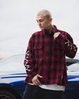 MAYO CROSS BORN EMBROIDERY LONG SLEEVED CHECK SHIRT