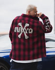 MAYO CROSS BORN EMBROIDERY LONG SLEEVED CHECK SHIRT