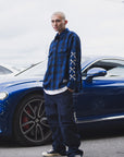 MAYO CROSS BORN EMBROIDERY LONG SLEEVED CHECK SHIRT