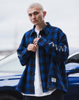 MAYO CROSS BORN EMBROIDERY LONG SLEEVED CHECK SHIRT