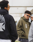 FIRE IRON CROSS EMBROIDERY NYLON JKT