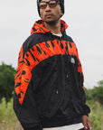 FIRE EMBROIDERY NYLON JKT
