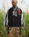 MAYO FIRE Embroidery Reversible Souvenir Jacket