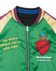 MAYO FIRE Embroidery Reversible Souvenir Jacket
