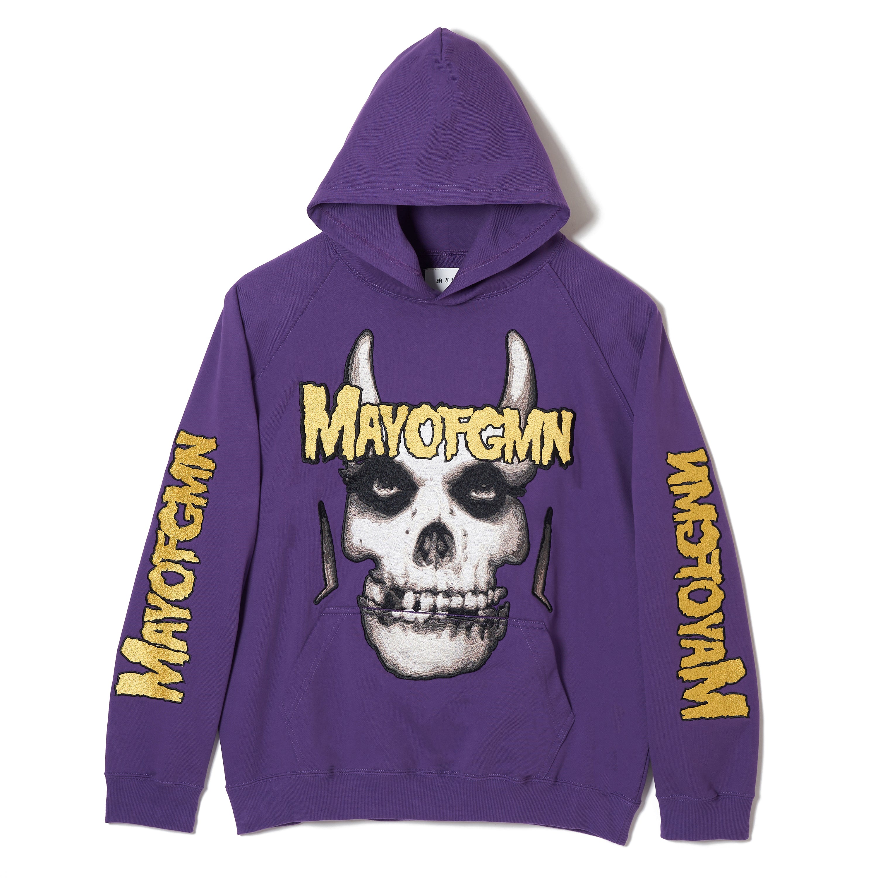 MAYO FGMN Embroidery Hoodie - PURPLE