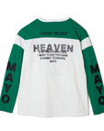 MAYO HELL & HEAVEN Embroidery Football Long Sleeve Tee