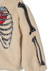 MAYO BONES Embroidery Reversible Bomber Jacket
