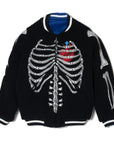 MAYO BONES Embroidery Reversible Bomber Jacket