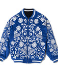 MAYO BONES Embroidery Reversible Bomber Jacket