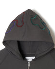 MAYO JESUS Embroidery Half zip Hoodie