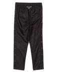FIRE EMBROIDERY SIDE SNAP NYLON PANTS