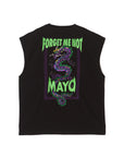 MAYO DRAGON EMBROIDERY SLEEVELESS TEE