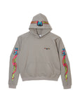 SKULL SWORD EMBROIDERY HOODIE